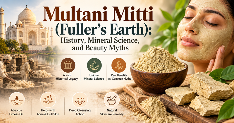 Multani Mitti (Fuller's Earth): History, Mineral Science, and Beauty Myths
