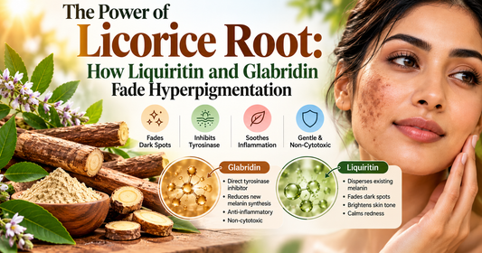 The Power of Licorice Root: How Liquiritin and Glabridin Fade Hyperpigmentation