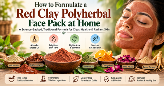 How to Formulate a Red Clay Polyherbal Face Pack at Home