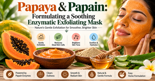 Papaya & Papain: Formulating a Soothing Enzymatic Exfoliating Mask