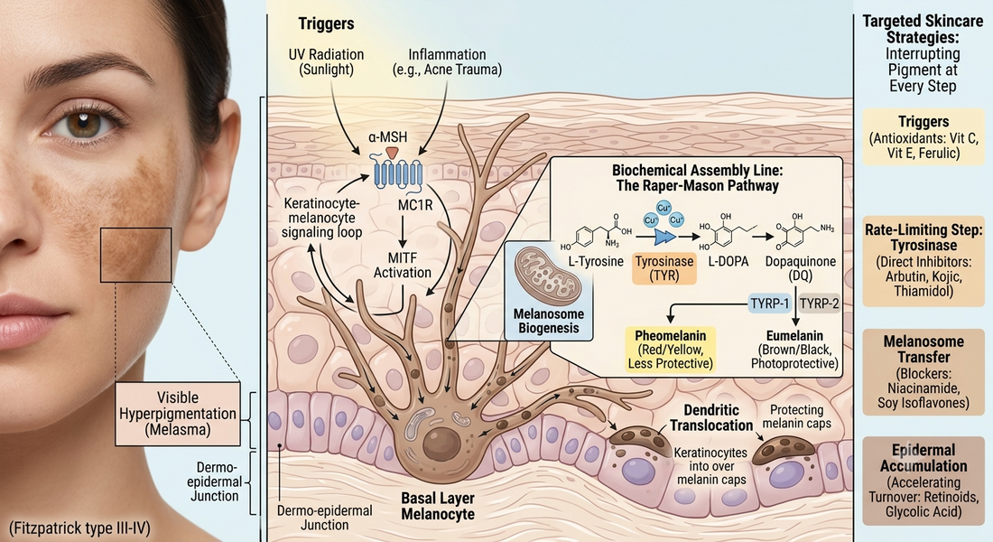 The Science of Dark Spots: How Melanin is Made (and How to Control It)
