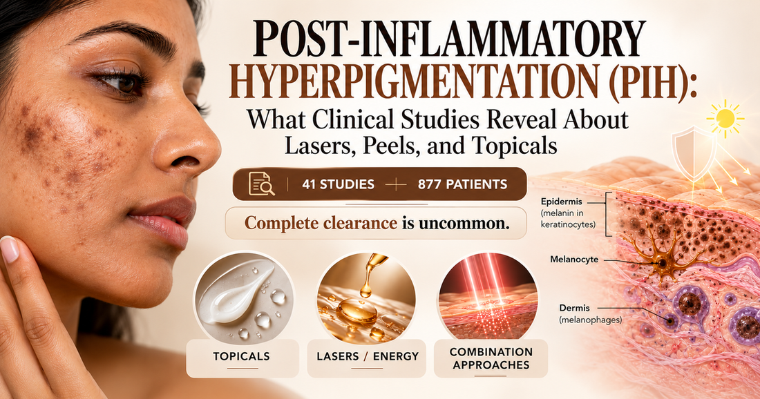 Post-Inflammatory Hyperpigmentation (PIH): What Clinical Studies Reveal About Lasers, Peels, and Topicals
