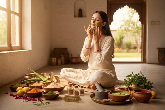 Woman with clear even skin after natural pigmentation treatment