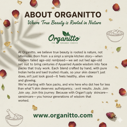 Orange Peel Face Pack Powder - Vitamin C Brightening Clay Mask