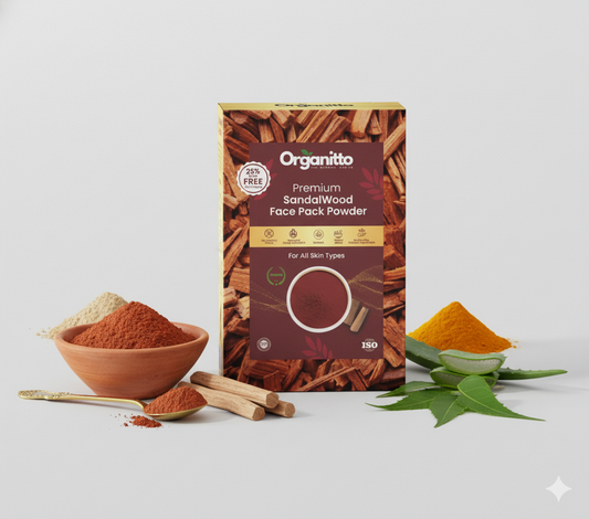 Sandalwood Face Pack Powder - Cooling & Soothing Ayurvedic Clay Mask